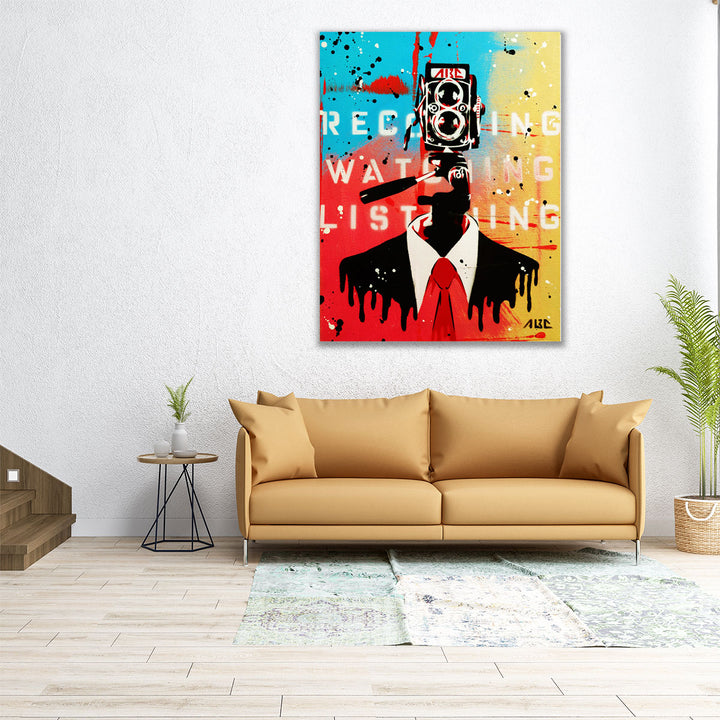 NSA Camera Man - Canvas Print Wall Art