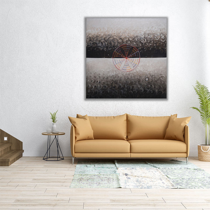 neutral bedroom framed modern canvas art