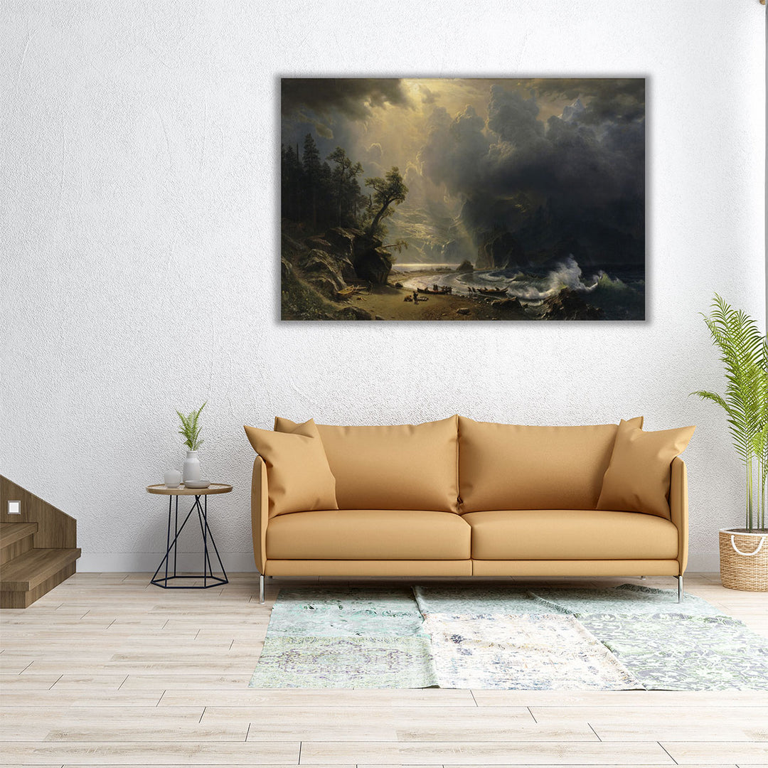 36×24 ocean wave canvas print