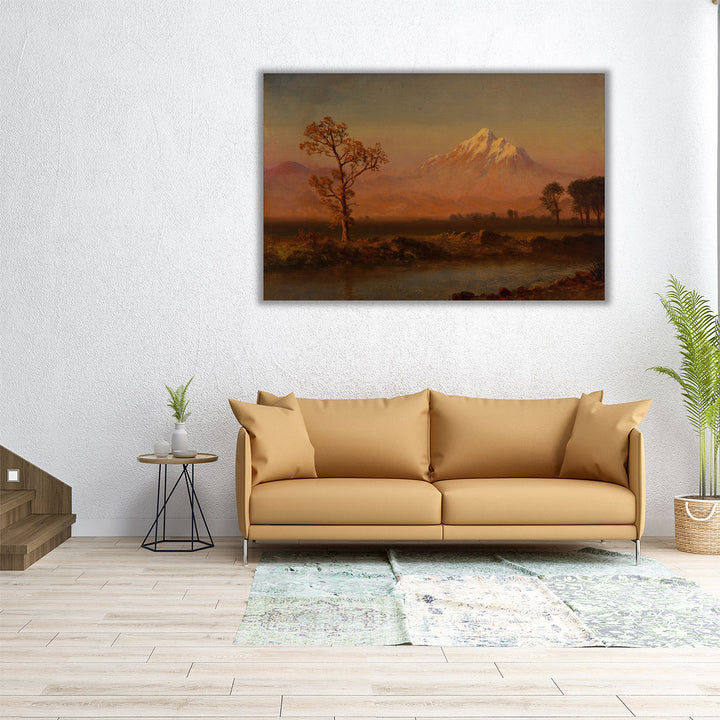 60×40 Canvas Print mountain and trees