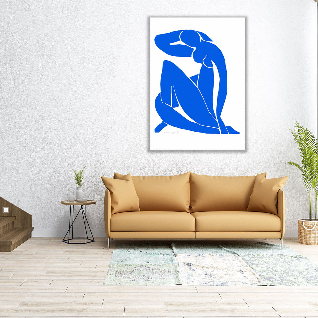 Blue Nude, 1952 - Canvas Print Wall Art