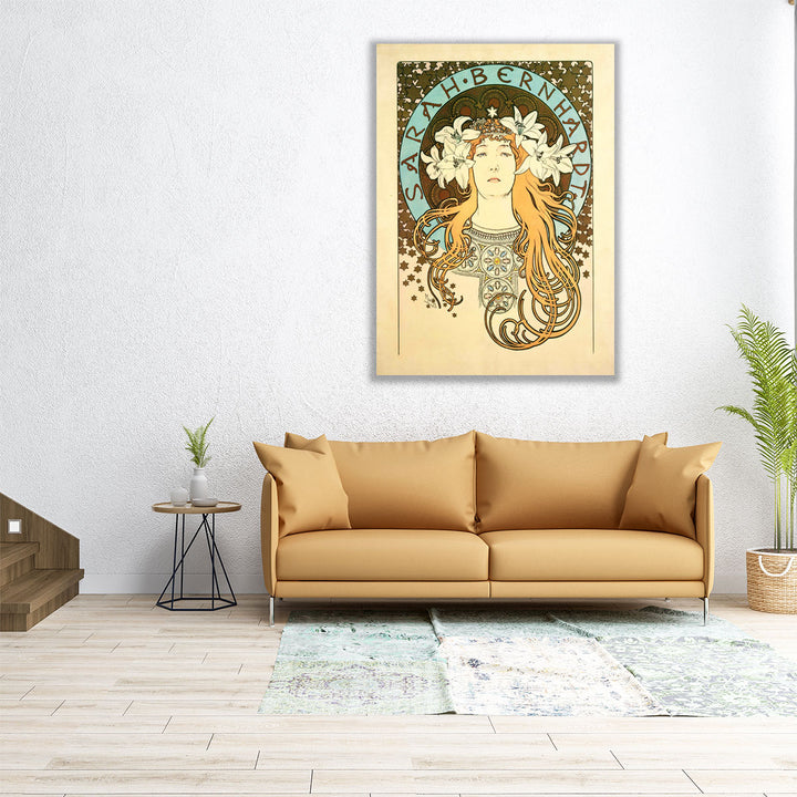 Sarah Bernhardt, 1896 - Canvas Print Wall Art