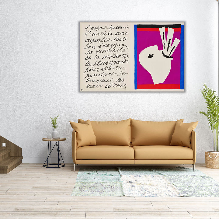 The Sword Swallower, 1947 - Canvas Print Wall Art