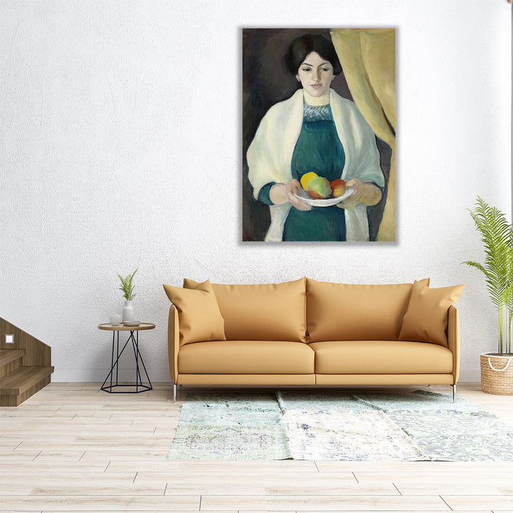 Portrait with Apples, 1909 - Canvas Print Wall Art