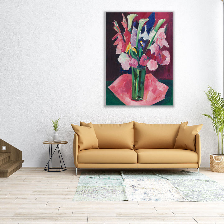 Flowers in a Vase - Canvas Print Wall Art