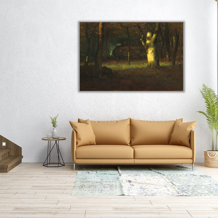 Sunset in the Woods, 1891 - Canvas Print Wall Art
