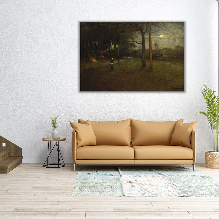 Moonlight, Tarpon Springs - Canvas Print Wall Art