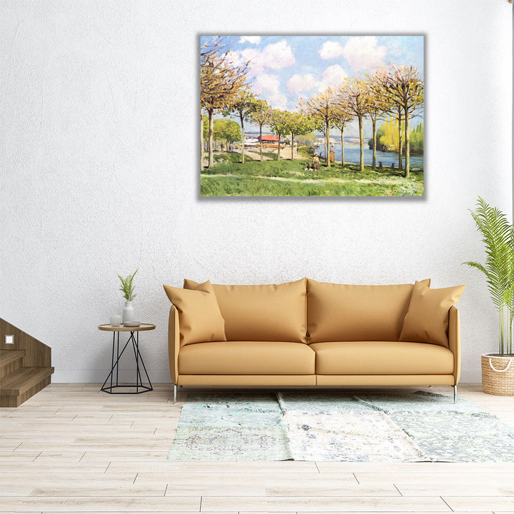 The Seine at Bougival - Canvas Print Wall Art