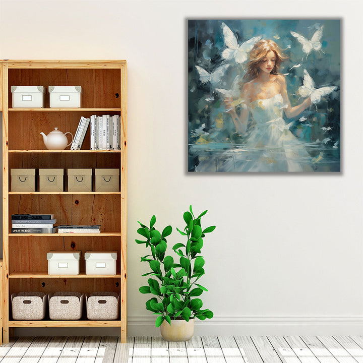 Energetic Angelic Flight 2 - Canvas Print Wall Art