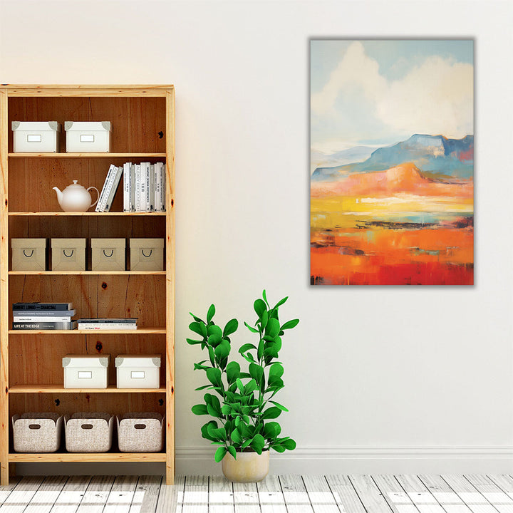 Alpine Fields - Canvas Print Wall Art