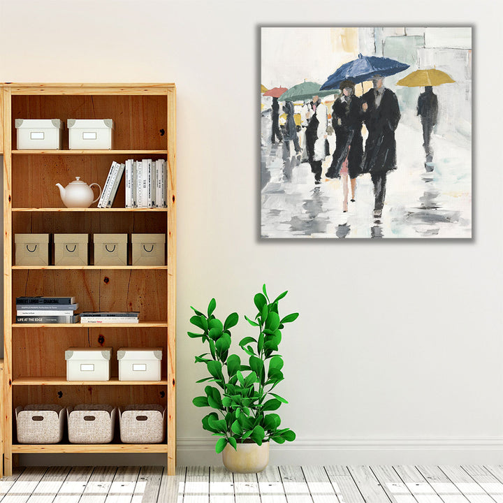 Black Neutral Bedroom Art – abstract romantic canvas with urban theme