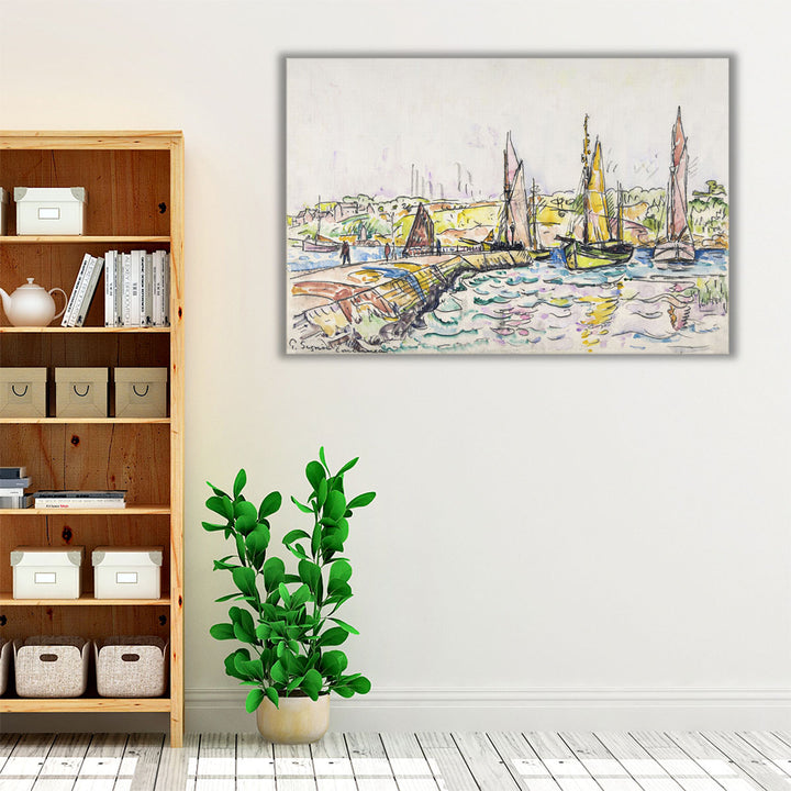 Concarneau, 1925 - Canvas Print Wall Art