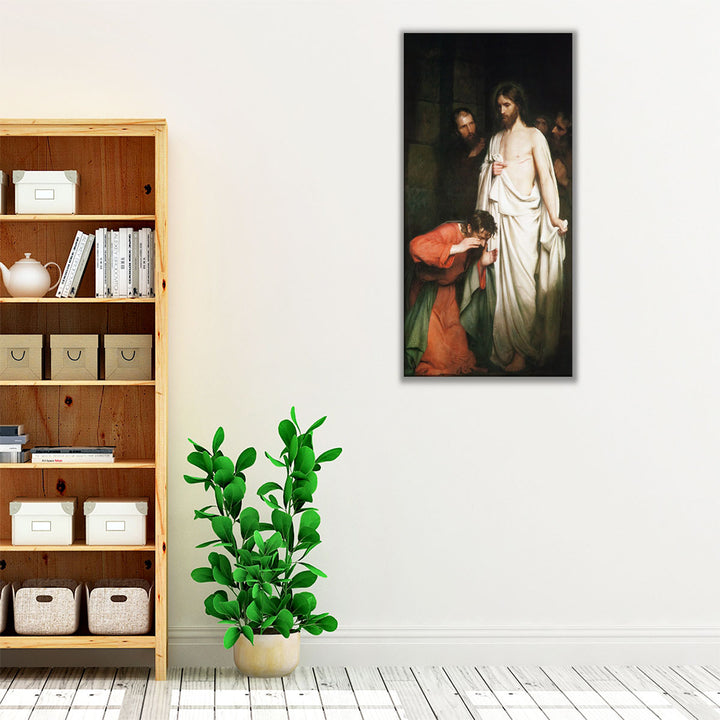 The Doubting Thomas - Canvas Print Wall Art