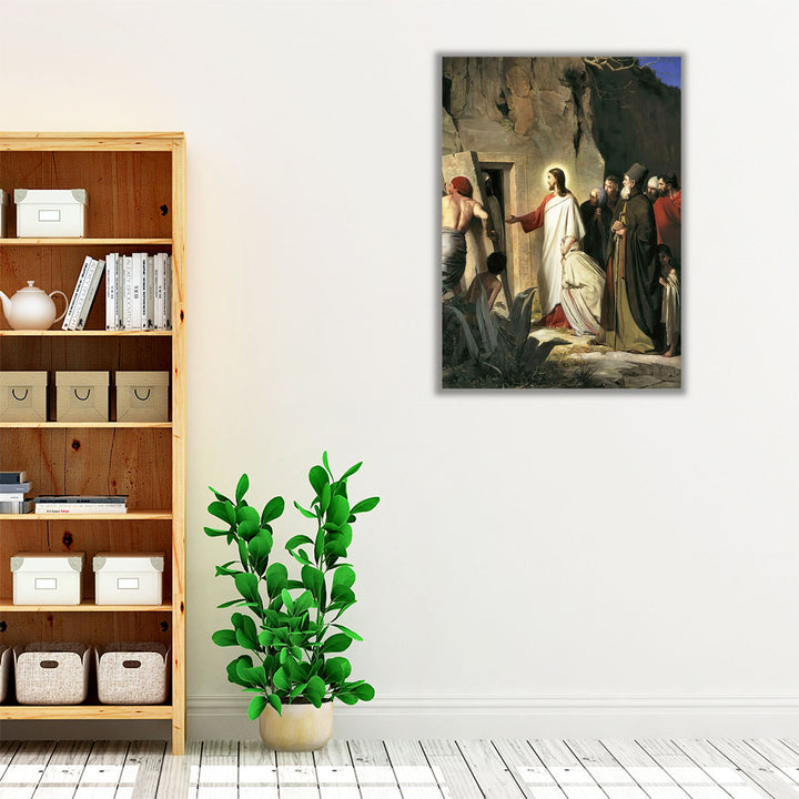 The Raising of Lazarus - Canvas Print Wall Art