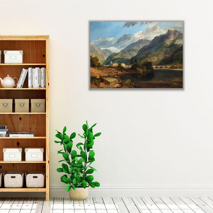 Bonneville, Savoy, 1803 - Canvas Print Wall Art