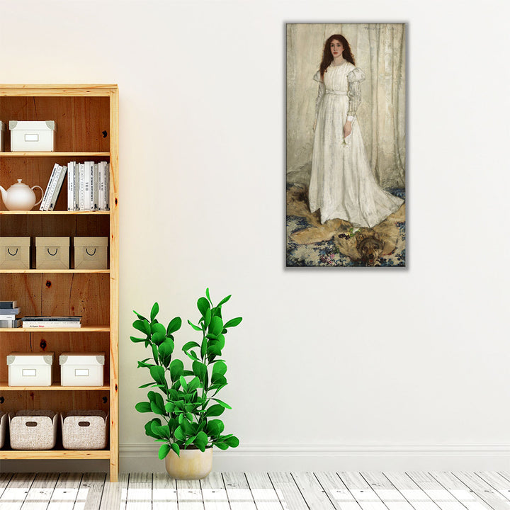 Symphony in White, No. 1, The White Girl - Canvas Print Wall Art
