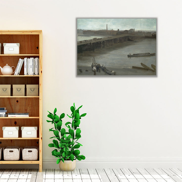 Old Battersea Bridge - Canvas Print Wall Art