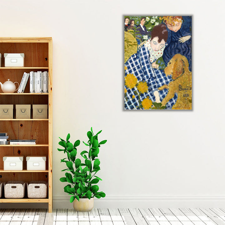 Women with a Dog, 1891 - Canvas Print Wall Art