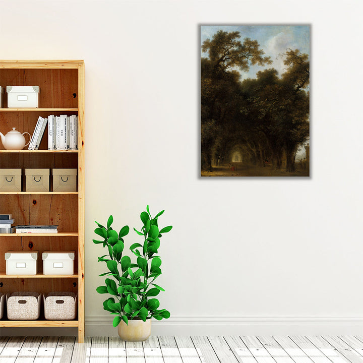 A Shaded Avenue - Canvas Print Wall Art