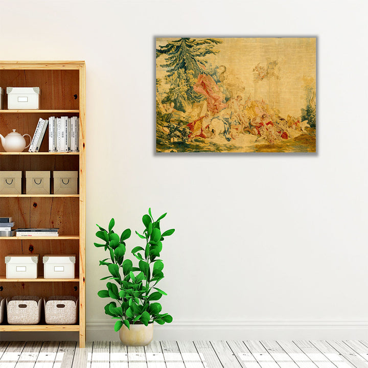 Bacchus and Ariadne From a Set of the Loves of the Gods - Canvas Print Wall Art