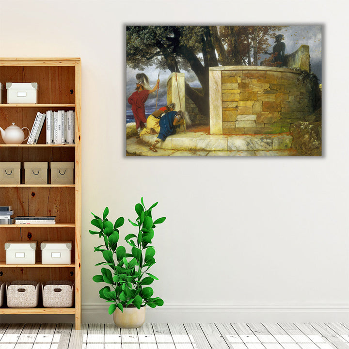 The Sanctuary of Hercules, 1884 - Canvas Print Wall Art