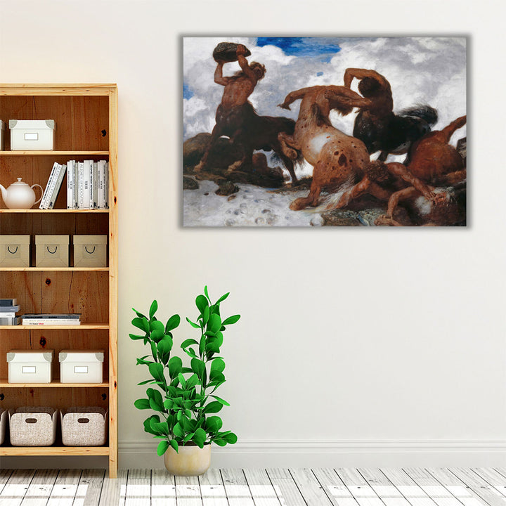 Battle of the Centaurs - Canvas Print Wall Art
