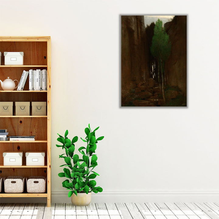 Spring in a Narrow Gorge, 1881 - Canvas Print Wall Art