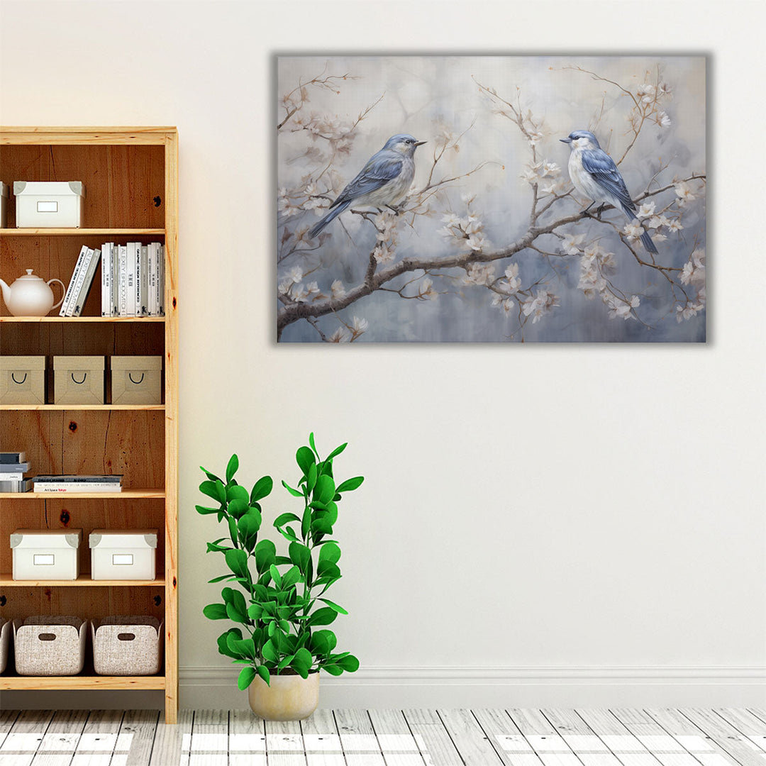 Bloomsbury Birdsong - Canvas Print Wall Art