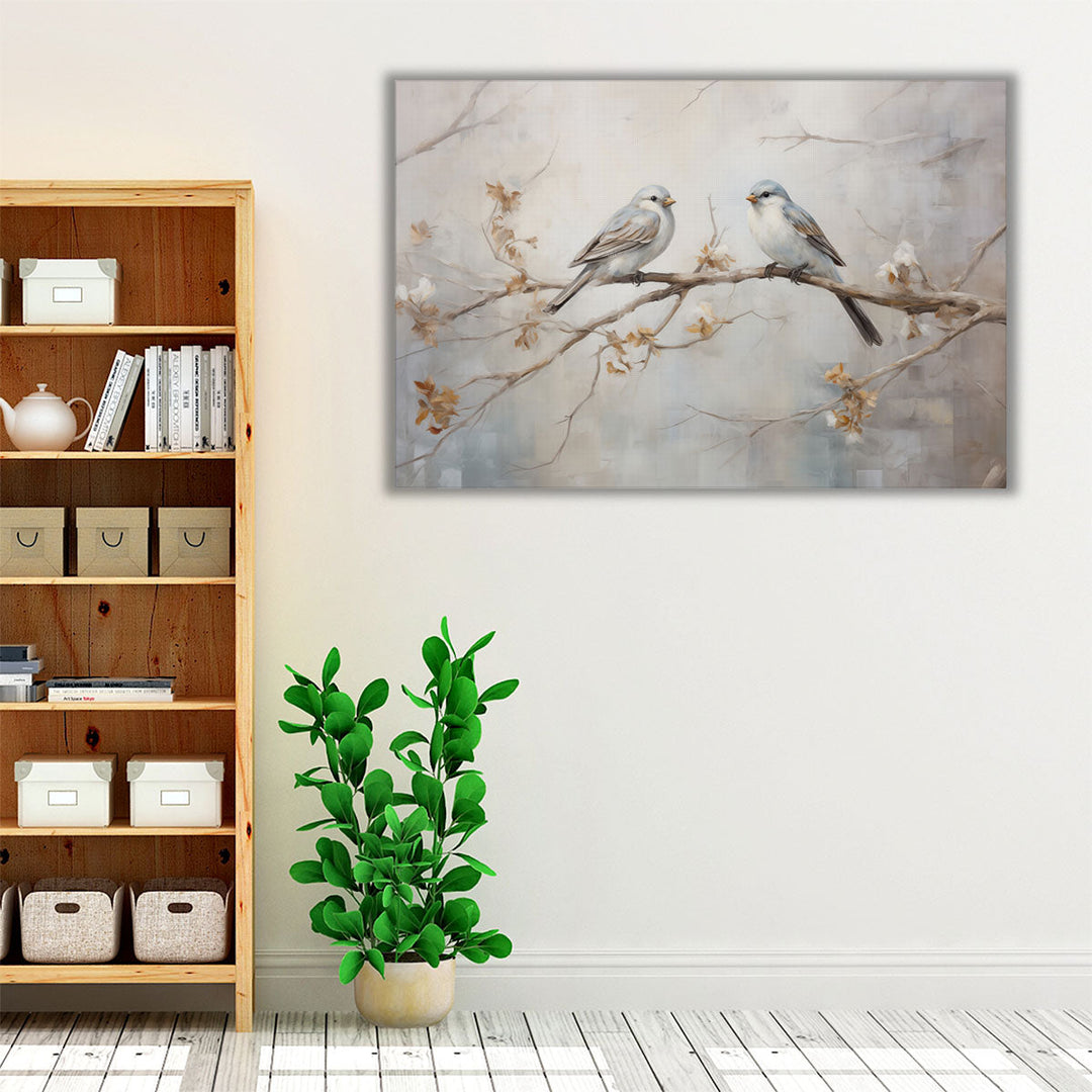 Bloomsbury Birdsong 2 - Canvas Print Wall Art