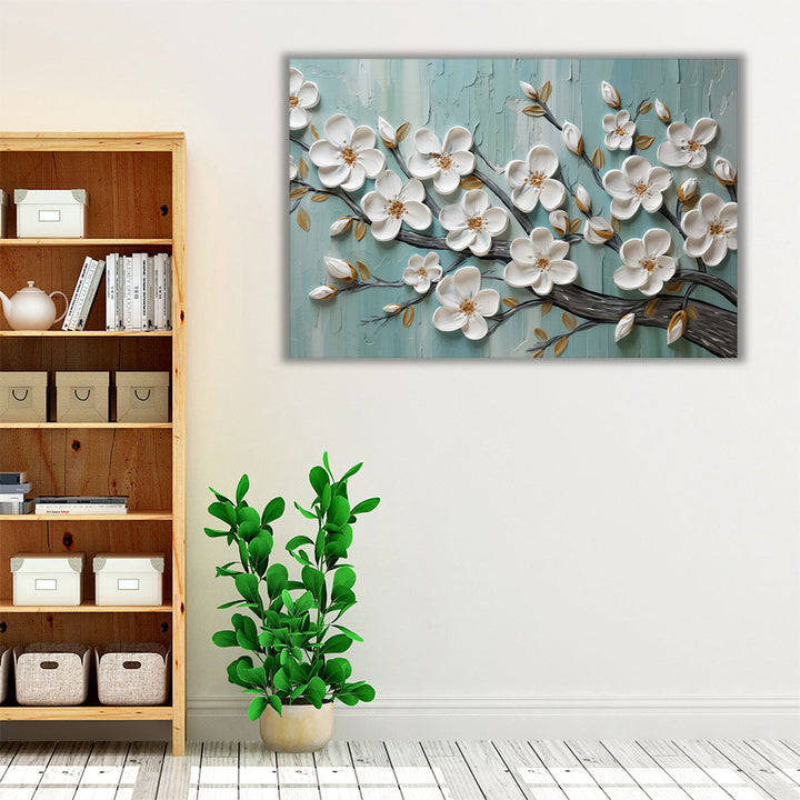 Cherry Blossom Whispers 2 - Canvas Print Wall Art