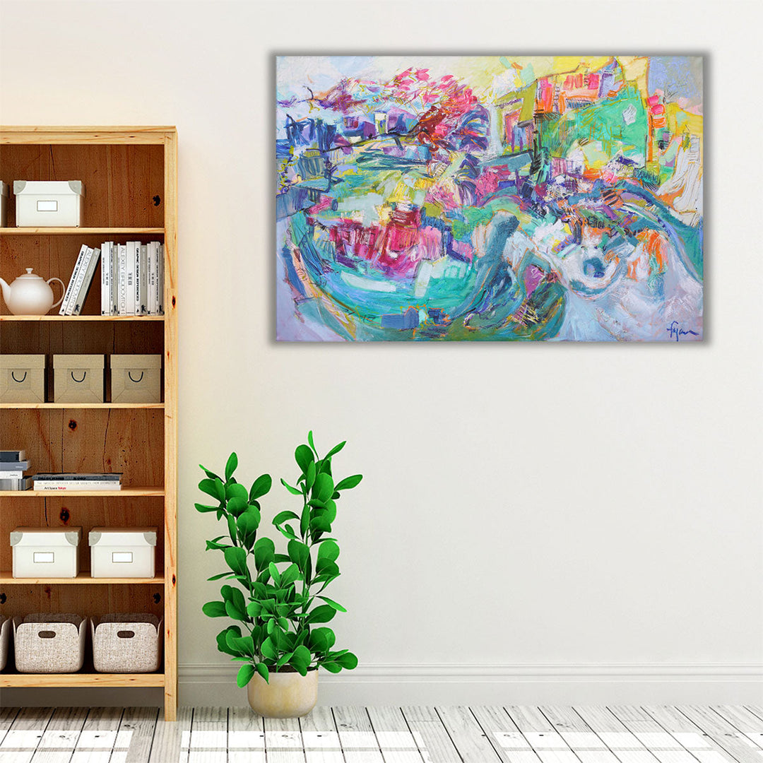 Artistic wall print for living room or bedroom