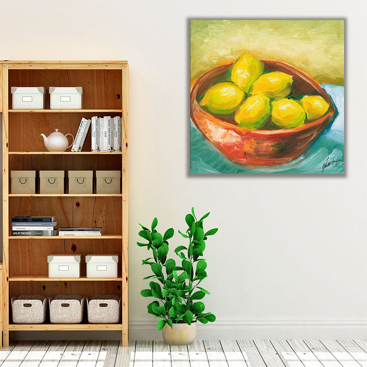 yellow and blue kitchen art – fresh kitchen style