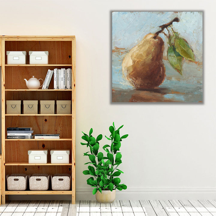 Kitchen wrapped acrylic canvas with pears
