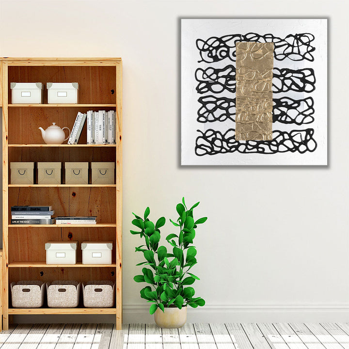 Graphic wall art for hallway or living room