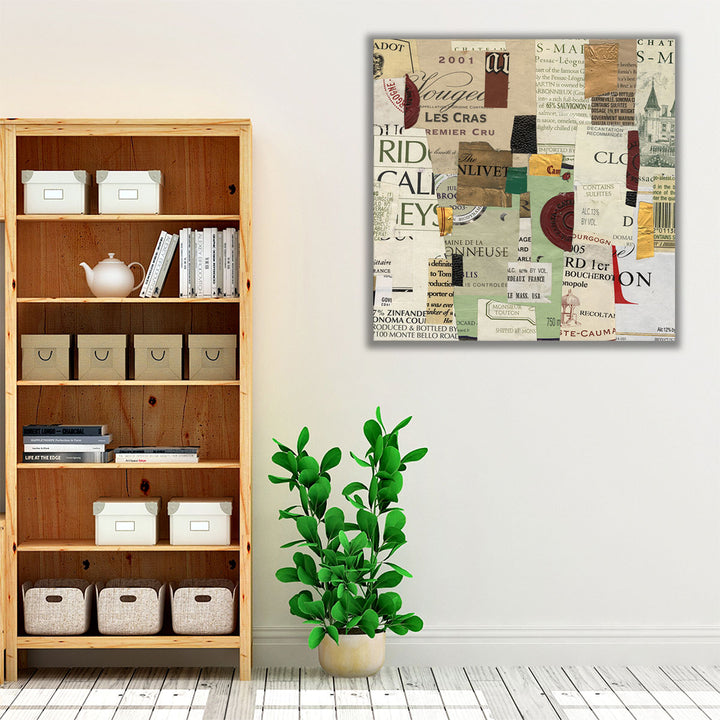 Kitchen Wrapped Canvas – graphic wall focal piece
