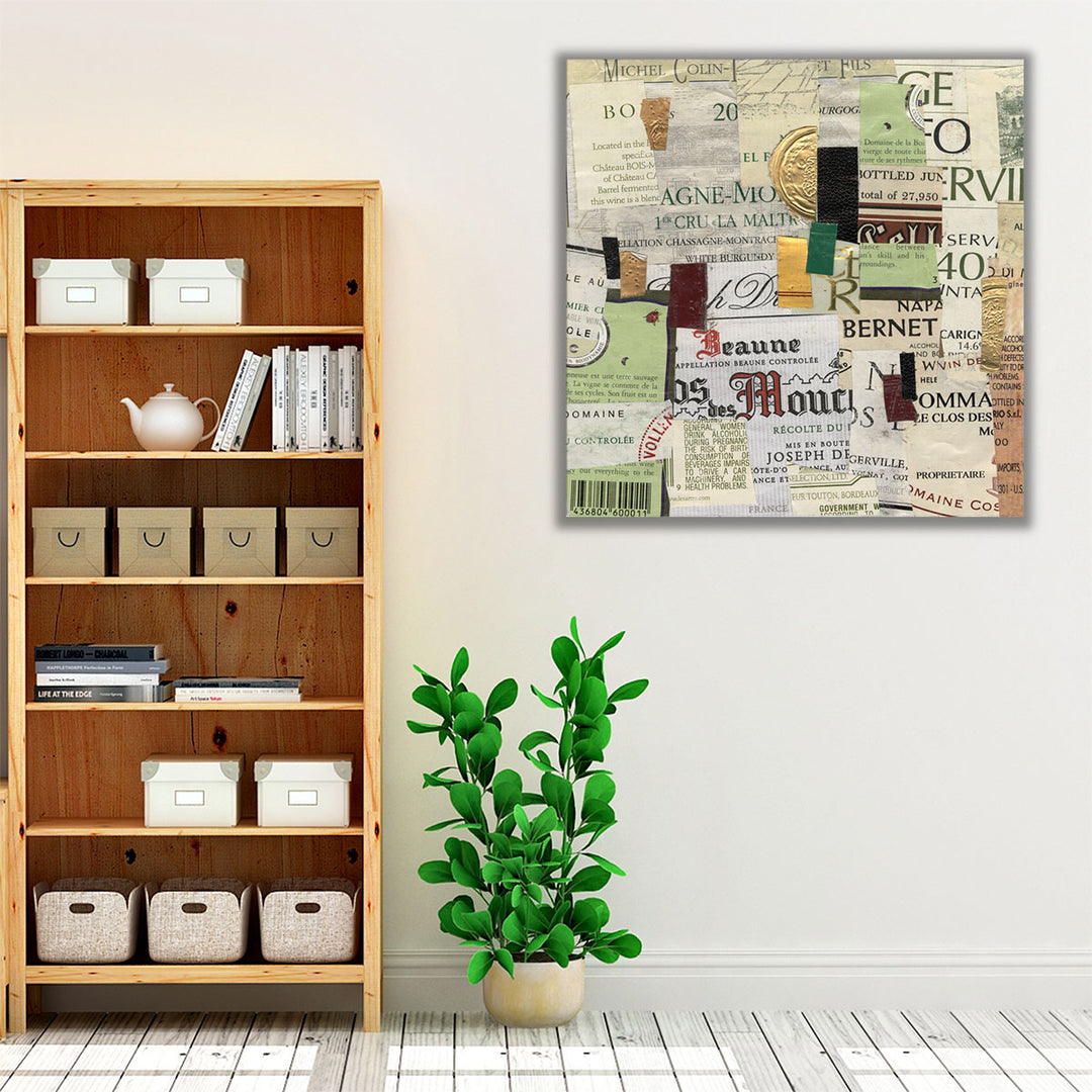 Kitchen Wrapped Canvas – modern culinary décor