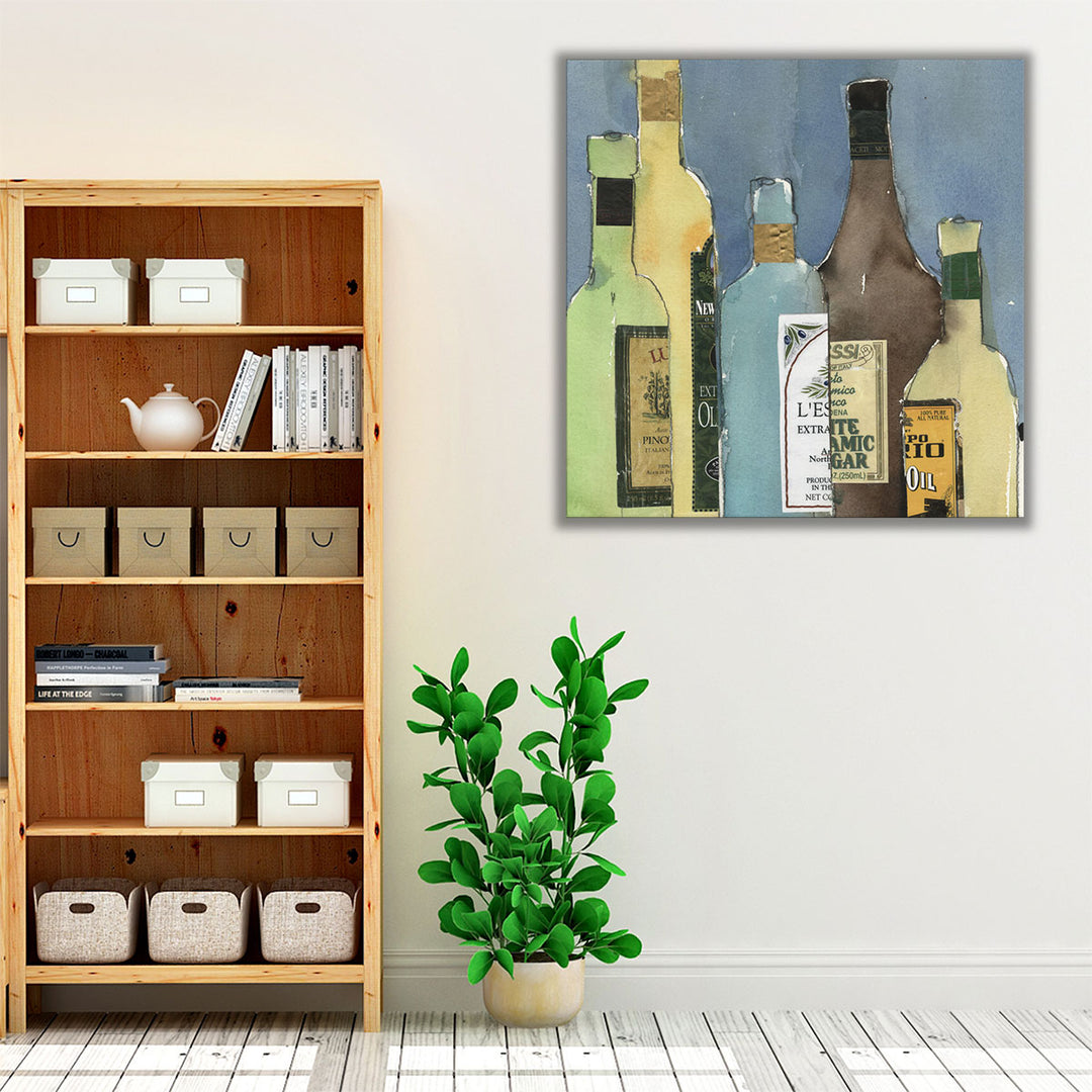 Neutral kitchen décor – calming watercolor scene