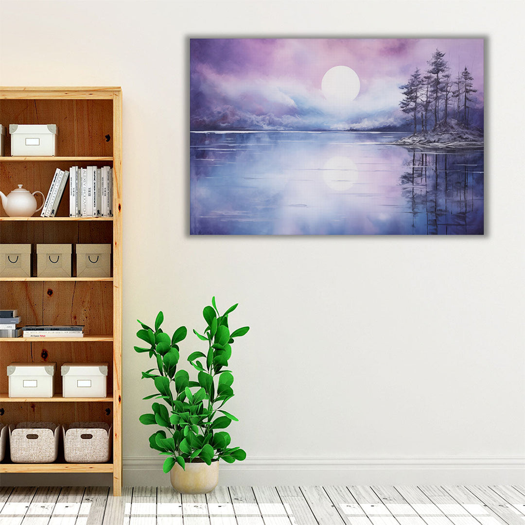 Blissful Lake - Canvas Print Wall Art
