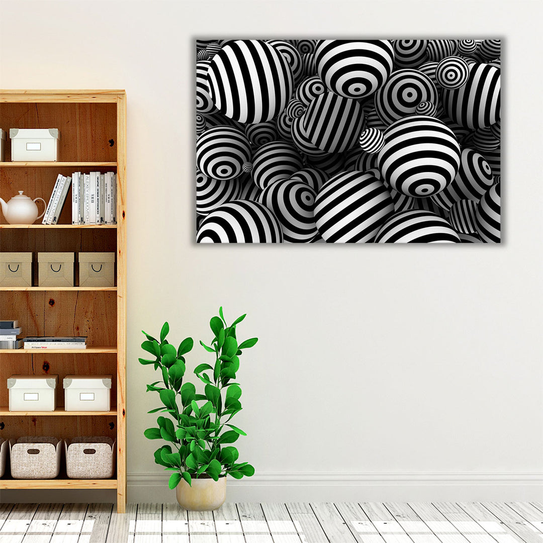 Living room framed canvas minimalist decor