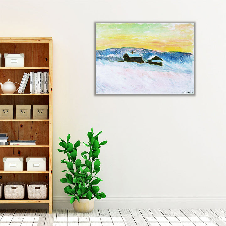 The Blue Houses, Marmottan, 1895 - Canvas Print Wall Art