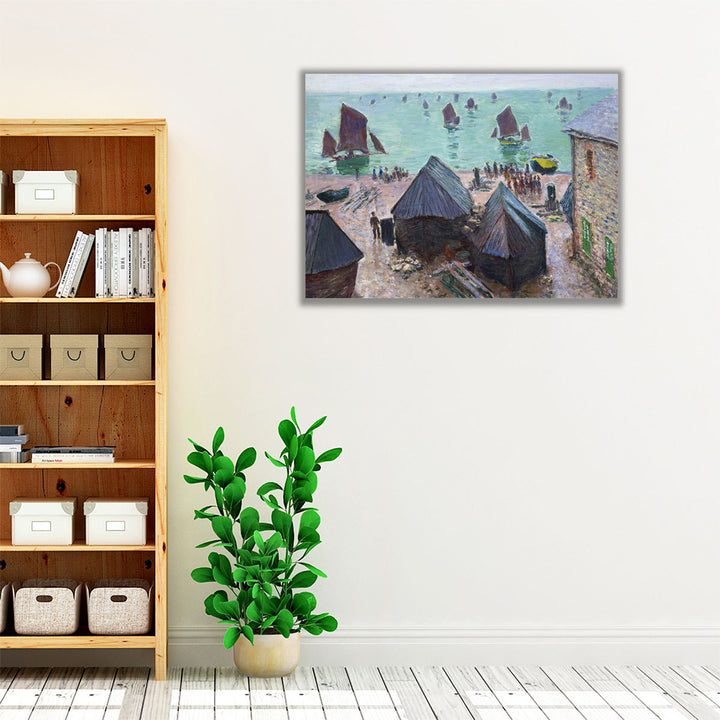 The Departure of the Boats - Canvas Print Wall Art