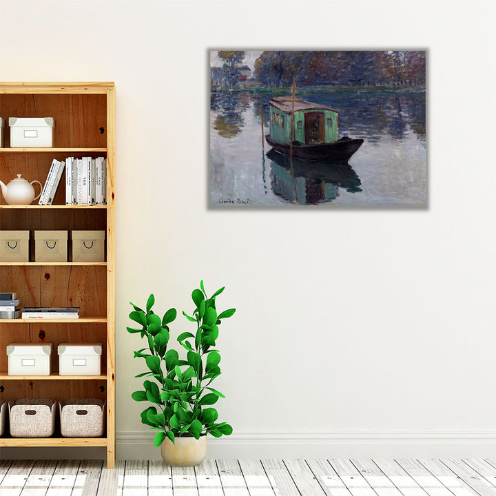 The Studio Boat, 1874 - Canvas Print Wall Art