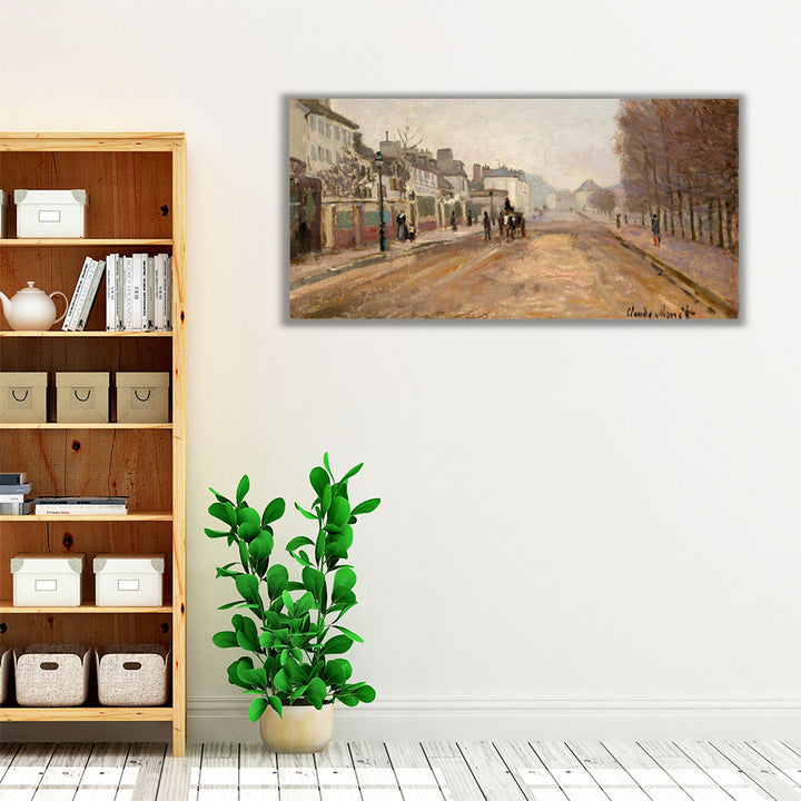 Boulevard Heloise, Argenteuil, 1872 - Canvas Print Wall Art