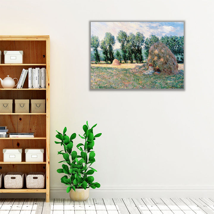 Haystack near Giverny, 1884 - Canvas Print Wall Art