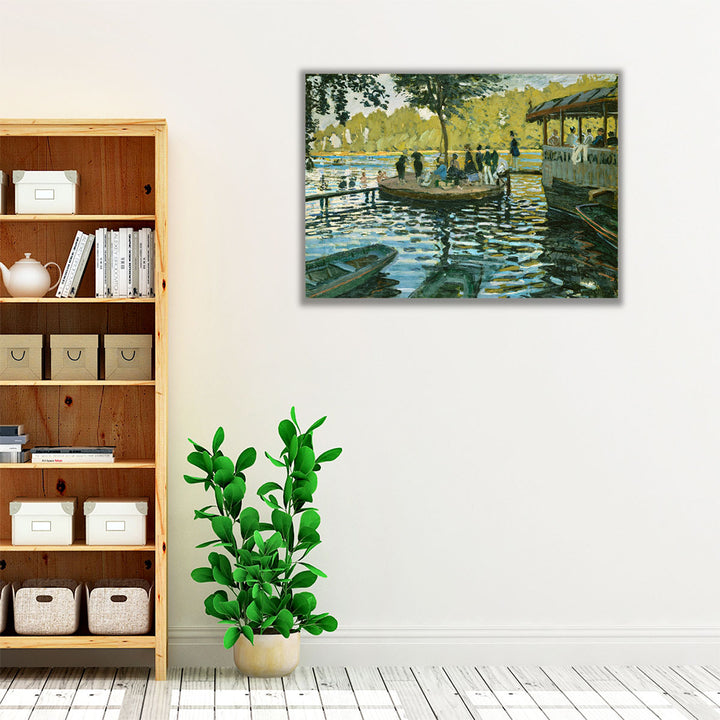 La Grenouillere, 1869 - Canvas Print Wall Art