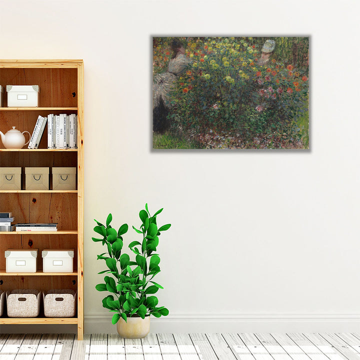 Ladies in Flowers, 1875 - Canvas Print Wall Art