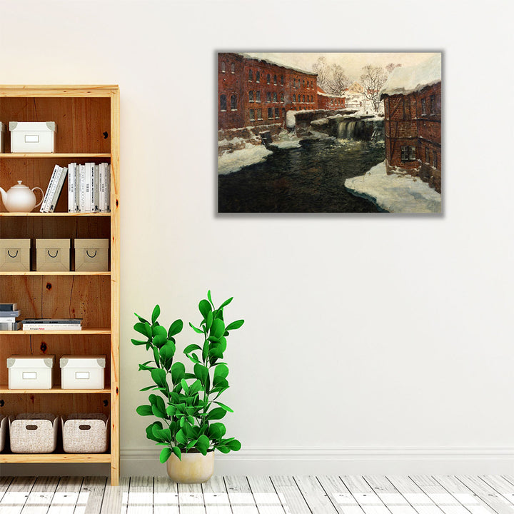 Mill Scene - Canvas Print Wall Art