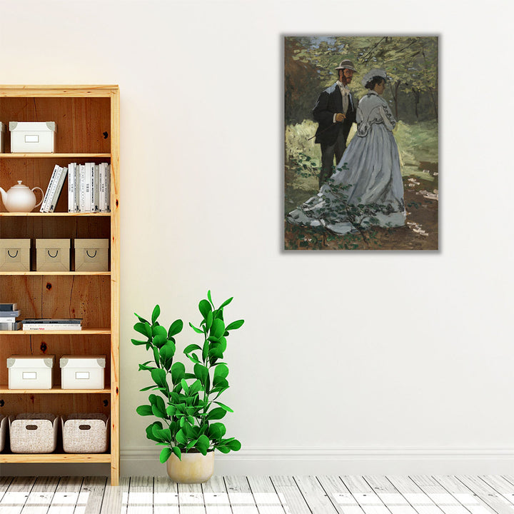Bazille and Camille, 1865 - Canvas Print Wall Art