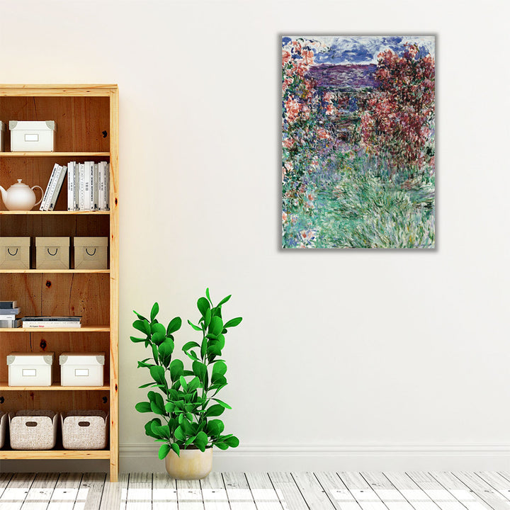 The House among the Roses, 1925 - Canvas Print Wall Art