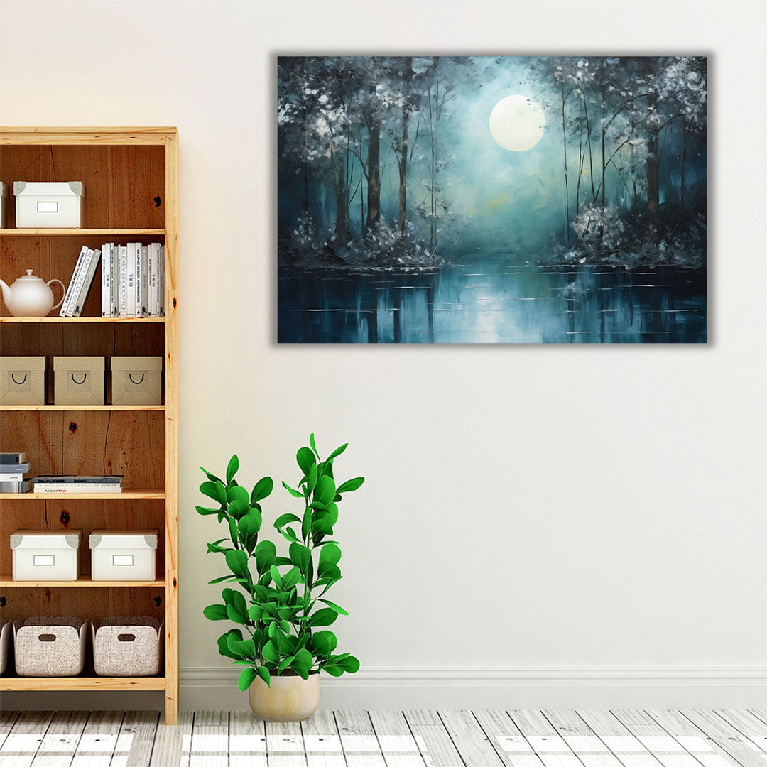 Lunar Lullaby 2 - Canvas Print Wall Art